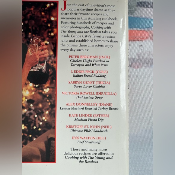 Cookbook Cooking With The Young & The Restless Recipes From TV Soap Opera - Picture 13 of 16